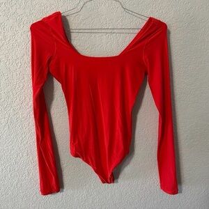 Aerie Bold Red Bodysuit